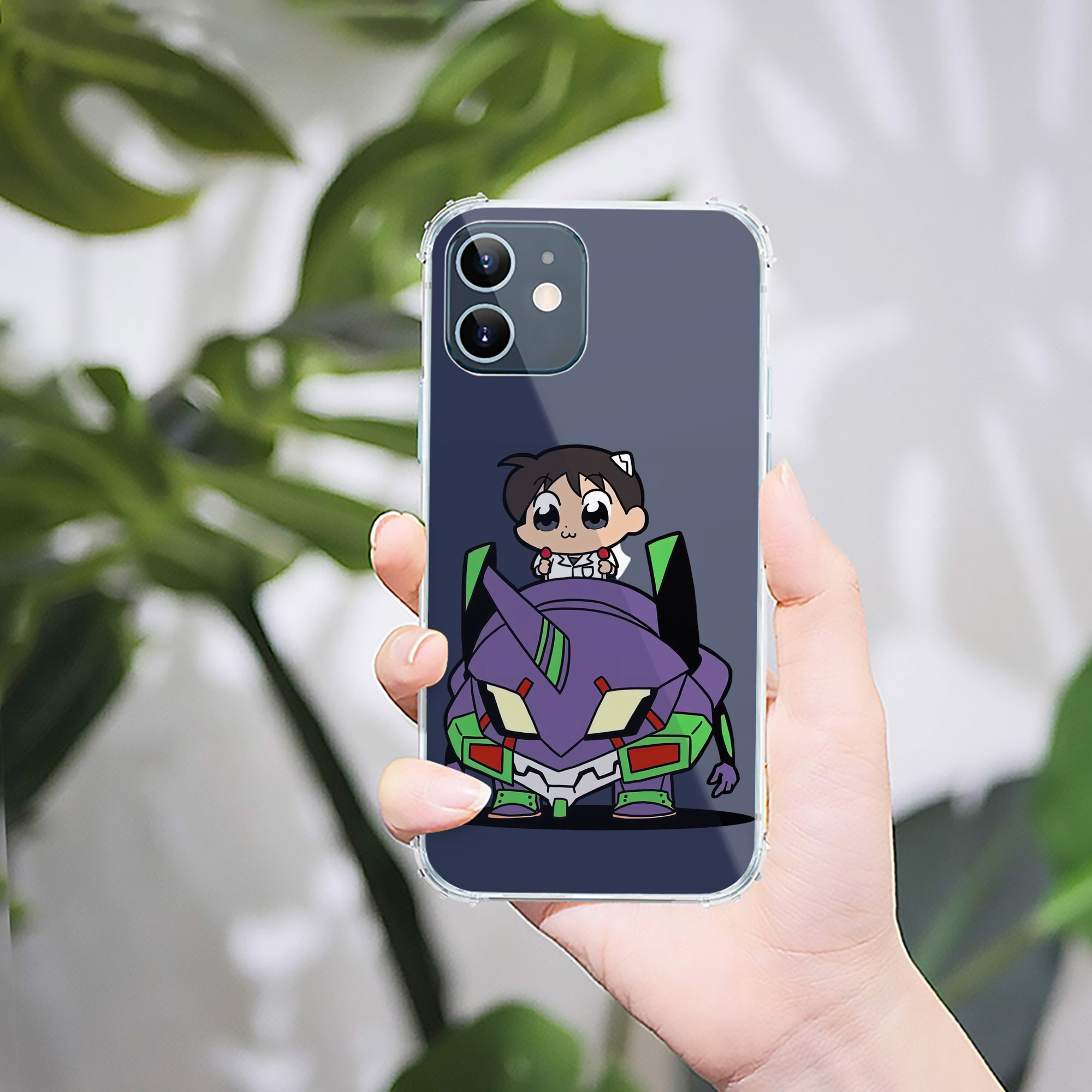 （画像用） EVA 新世紀エヴァンゲリオン 【iPhone 12シリーズ対応】透明スマホケース（クリアソフトケース）